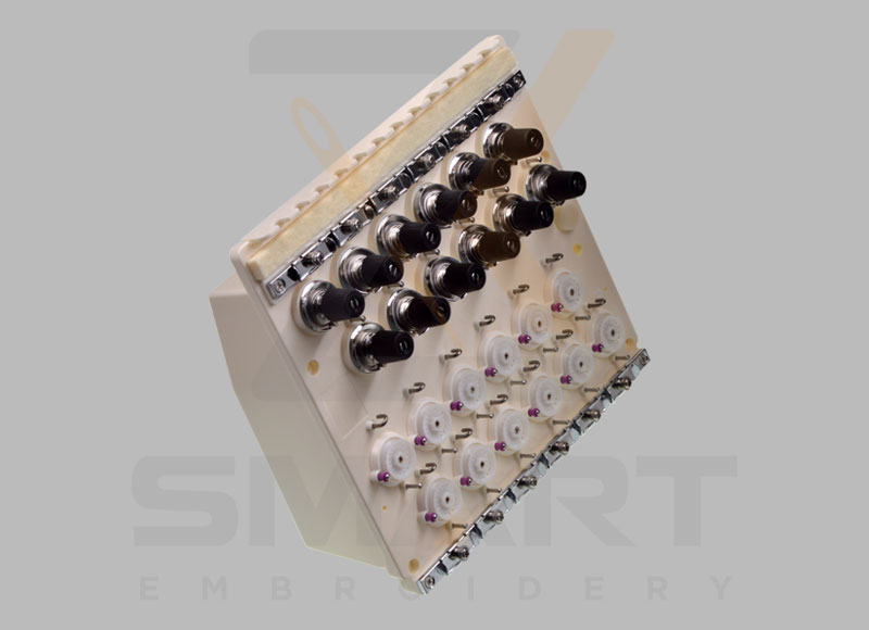 12 바늘 스레드 클램프 어셈블리 컴퓨터 자수 기계 액세서리