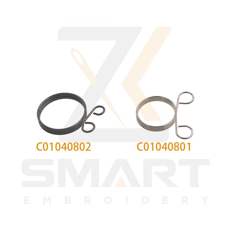 타지마 엠브로이더 기계 부품 C01040801 C01040802 용 상단 스레드 후크 반환 봄 JE0501000000