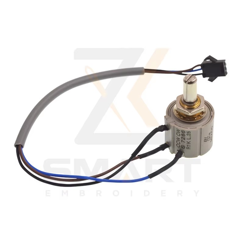 Potentiometer 7276 R1K L.25 with Cable Embroidery Machine 부품 ETJ-R1K-L.25-WC