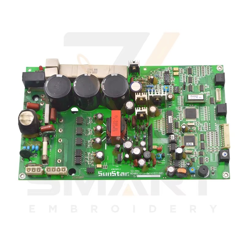 사용된 어머니 보드 SD-MMD REV05C(14TH-벨트) 4 & 6 헤드 SWF 엠브로이더리 머신