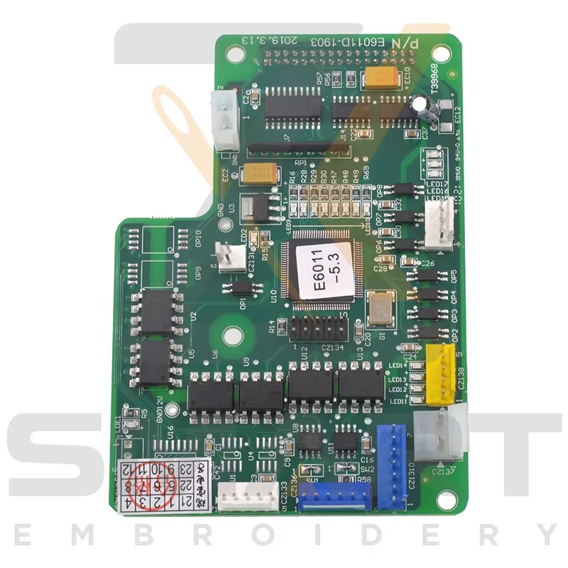 사용 된 DAHAO E6011 카드 중국 삽화 기계 EDH06-E6011-U