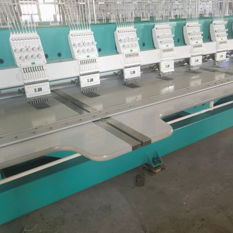 9 바늘 22 머리 400 머리 거리 고속 Y750 사용 emboridery 기계